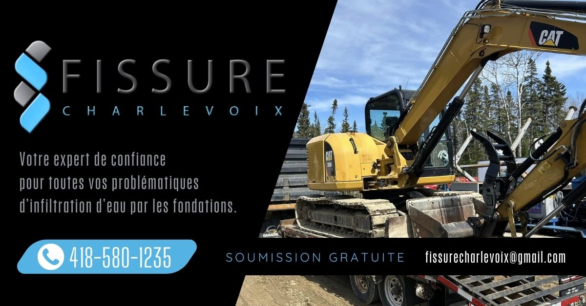 Fissure de fondation Charlevoix 