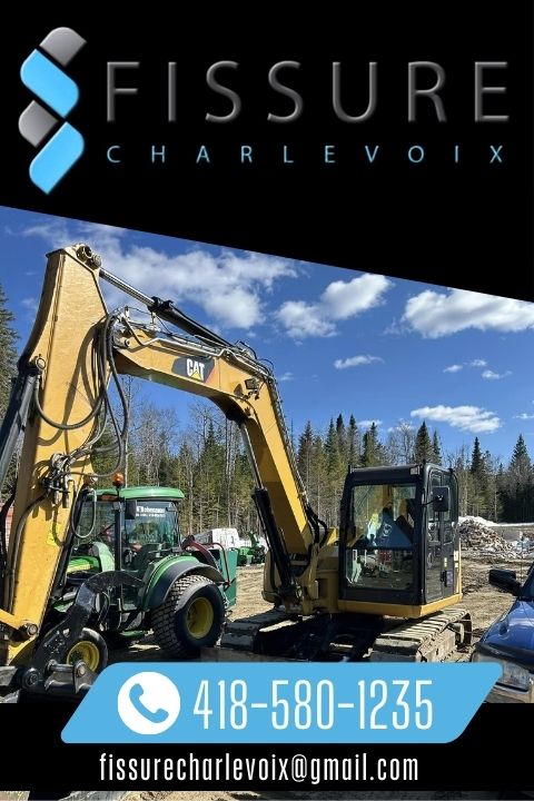 Fissure de fondation charlevoix droite
