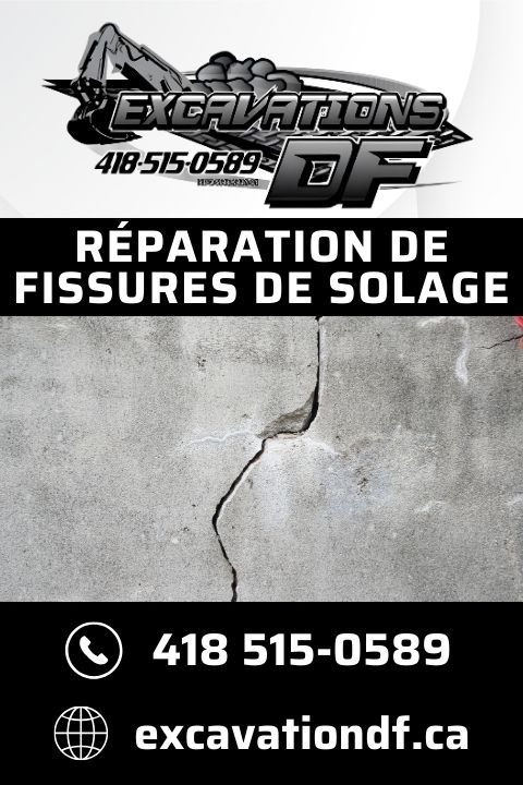 Fissure de fondation roberval droite